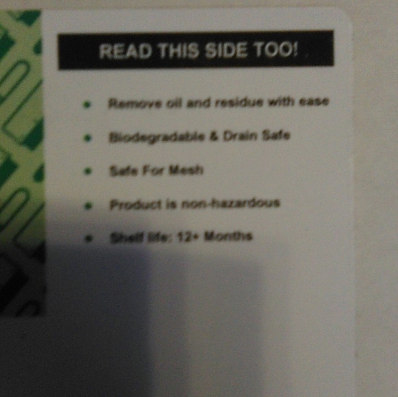 NIB 1Qt Mesh Degreaser By: Ecotex - Picture 11 of 11